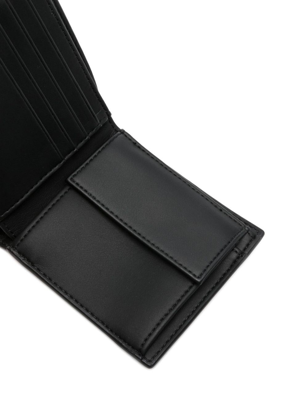 Portafoglio in Pelle con Inserti Testurizzati 50552797 001 BOSS