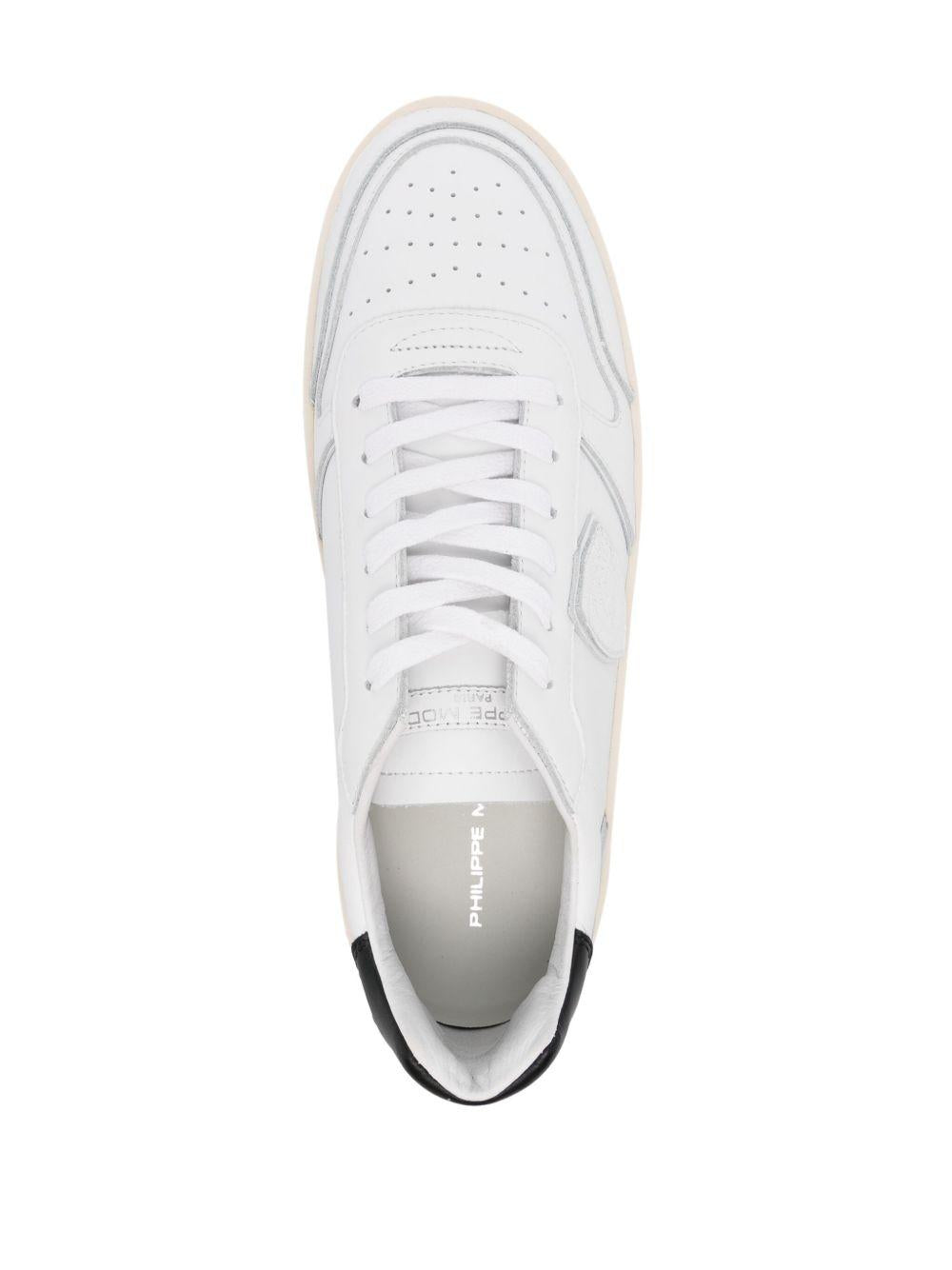 Sneakers Nice bianche/ nere uomo