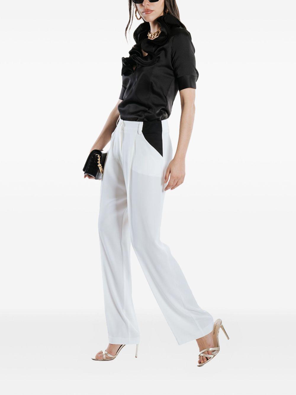 Body con ruches nero