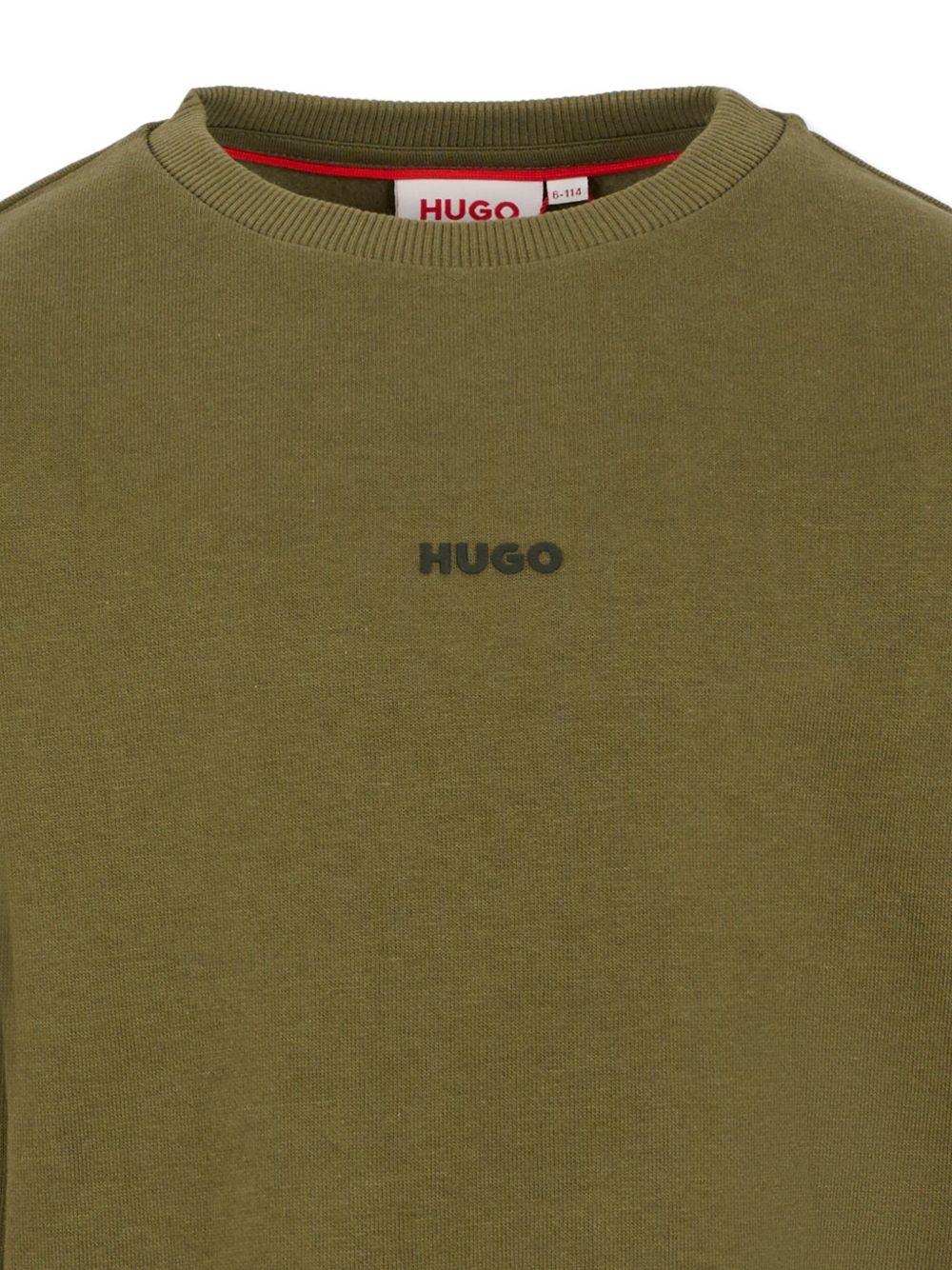 Felpa con Logo Ricamato G00447 65F HUGO KIDS
