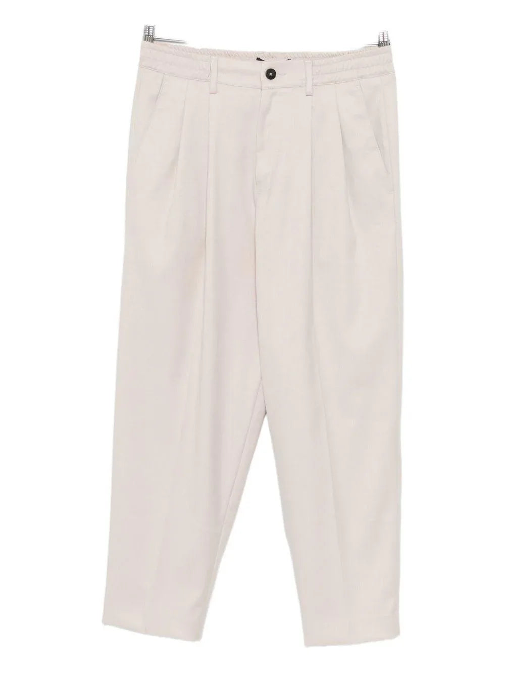 Pantaloni beige dritti con pieghe - Preludio Moda