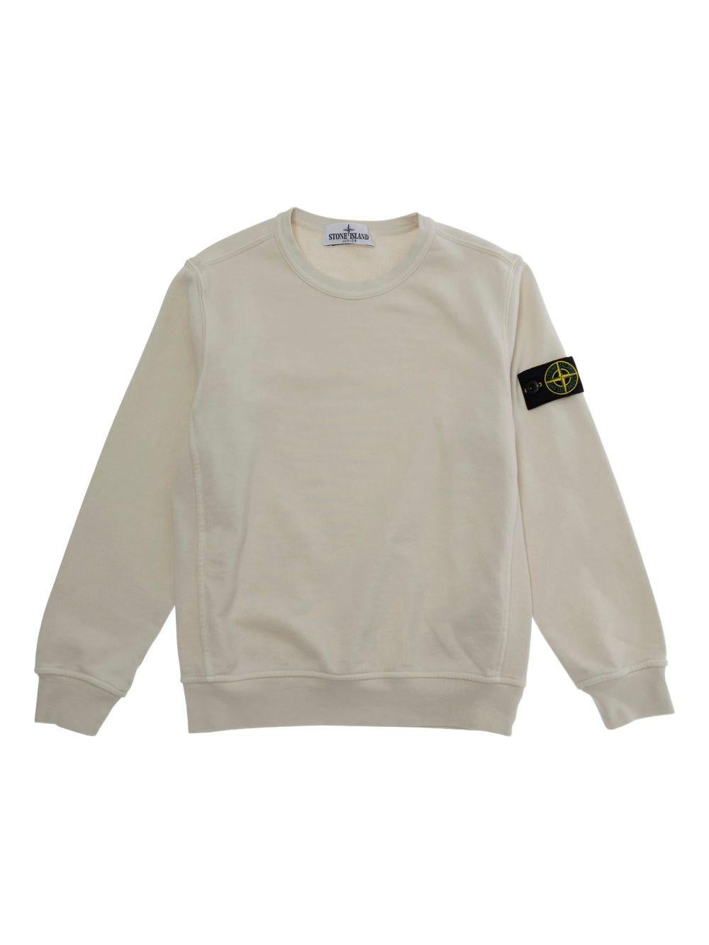 Felpa in cotone girocollo L1S166100005S0040 V0097 STONE ISLAND KIDS