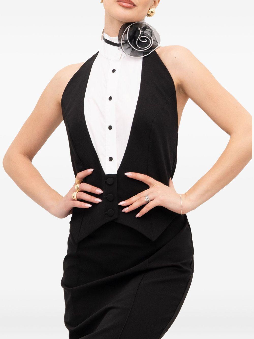 Abito smocking MF0228 NR BABYLON COLLECTION