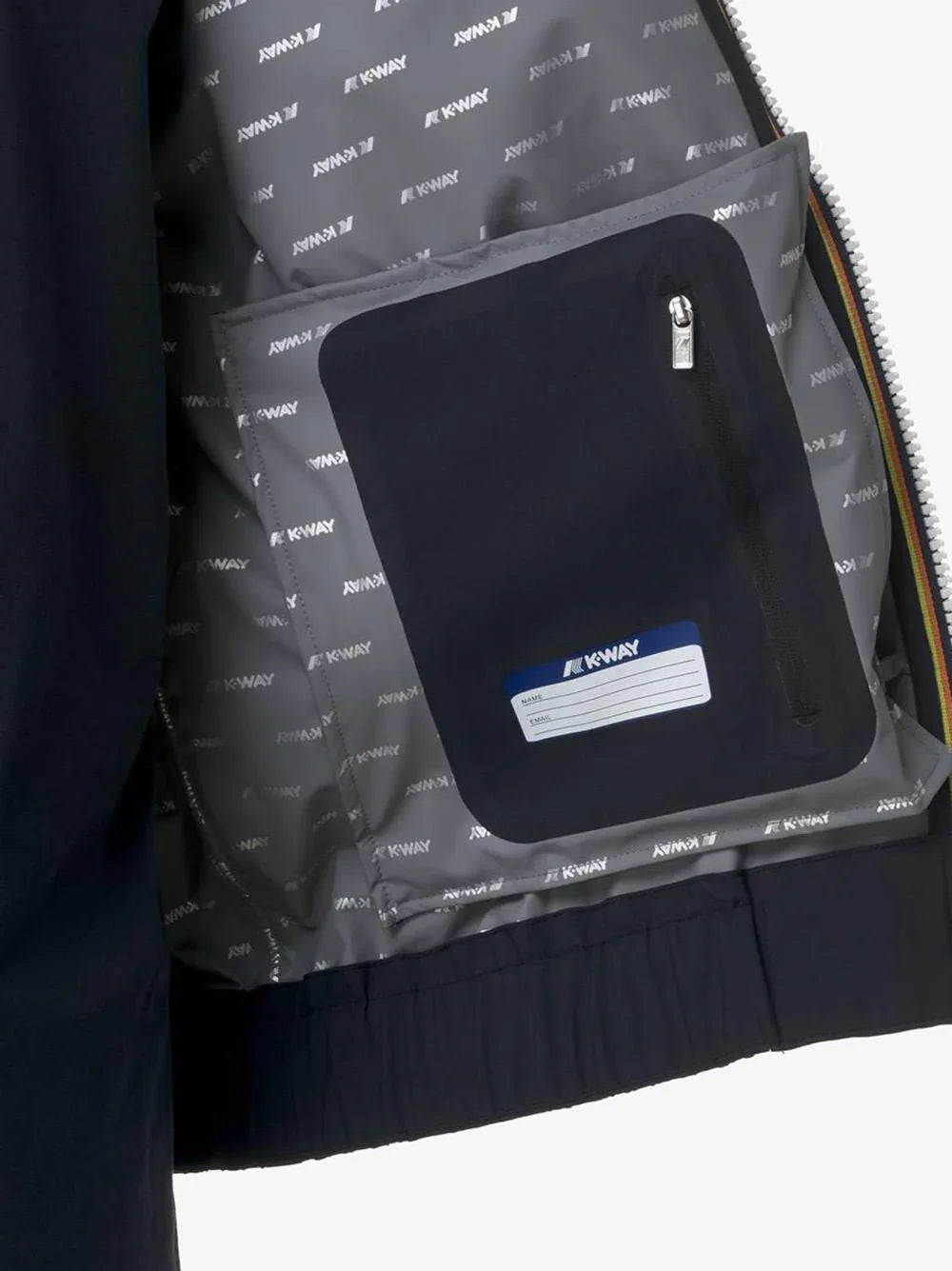 Giubbino aurene stretch dot blu - Preludio Moda