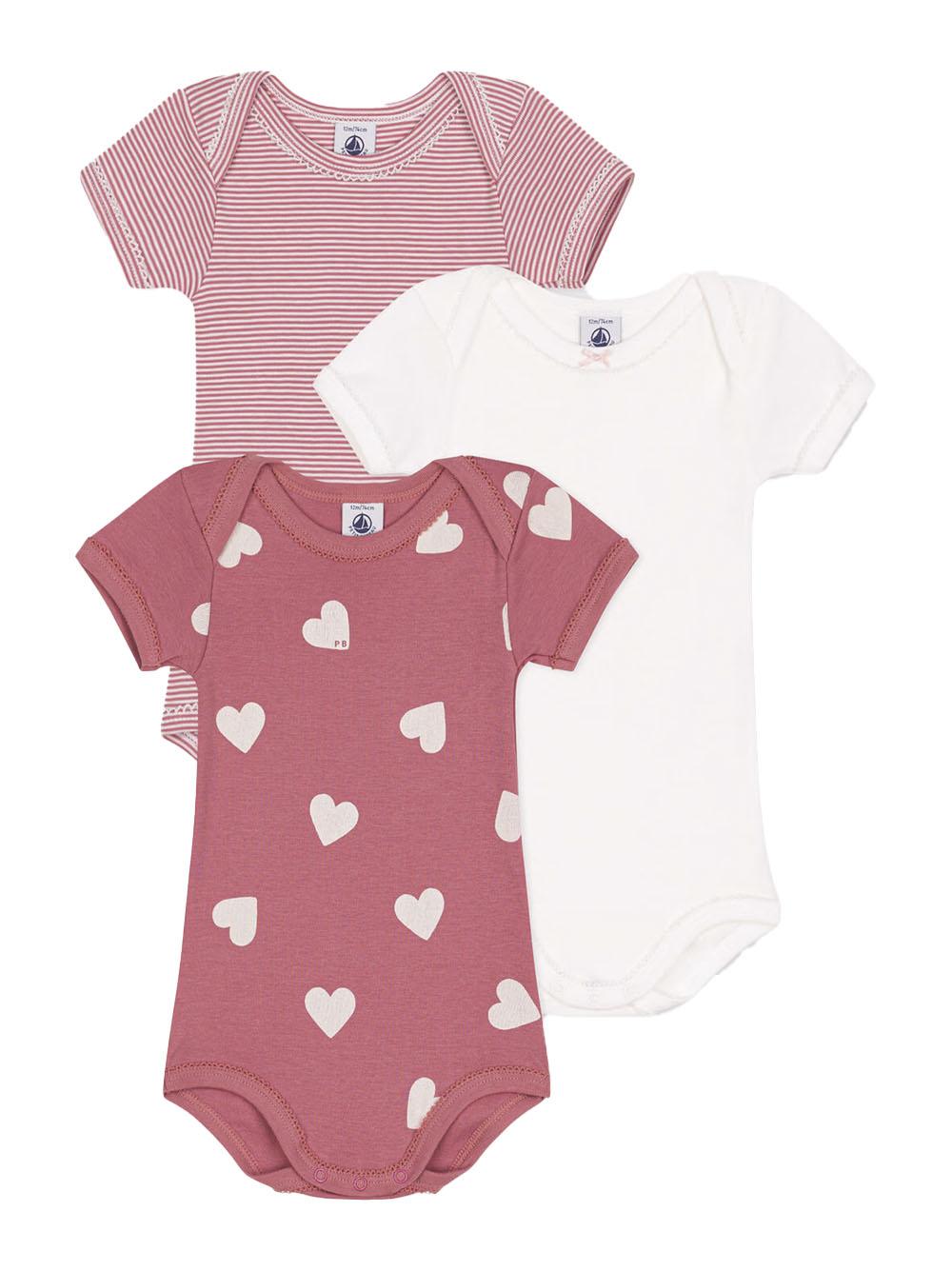 Set body neonata (3pz) A0BE2 00 PETIT BATEAU KIDS
