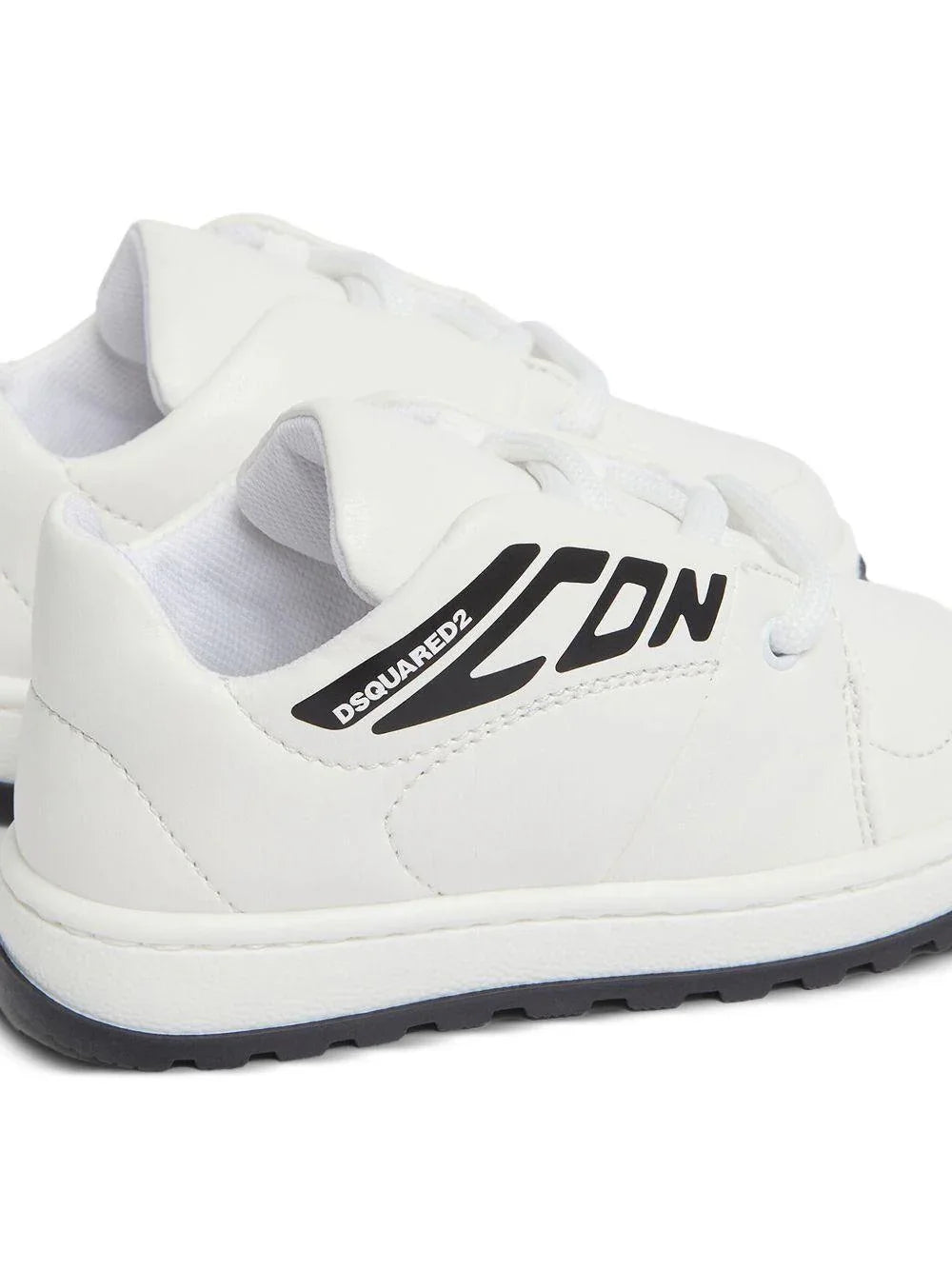 Sneakers icon new generation bianche e nere neonato - Preludio Moda