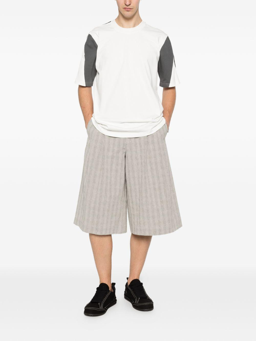 T-shirt girocollo a maniche corte XM4267 BIANCO YES LONDON