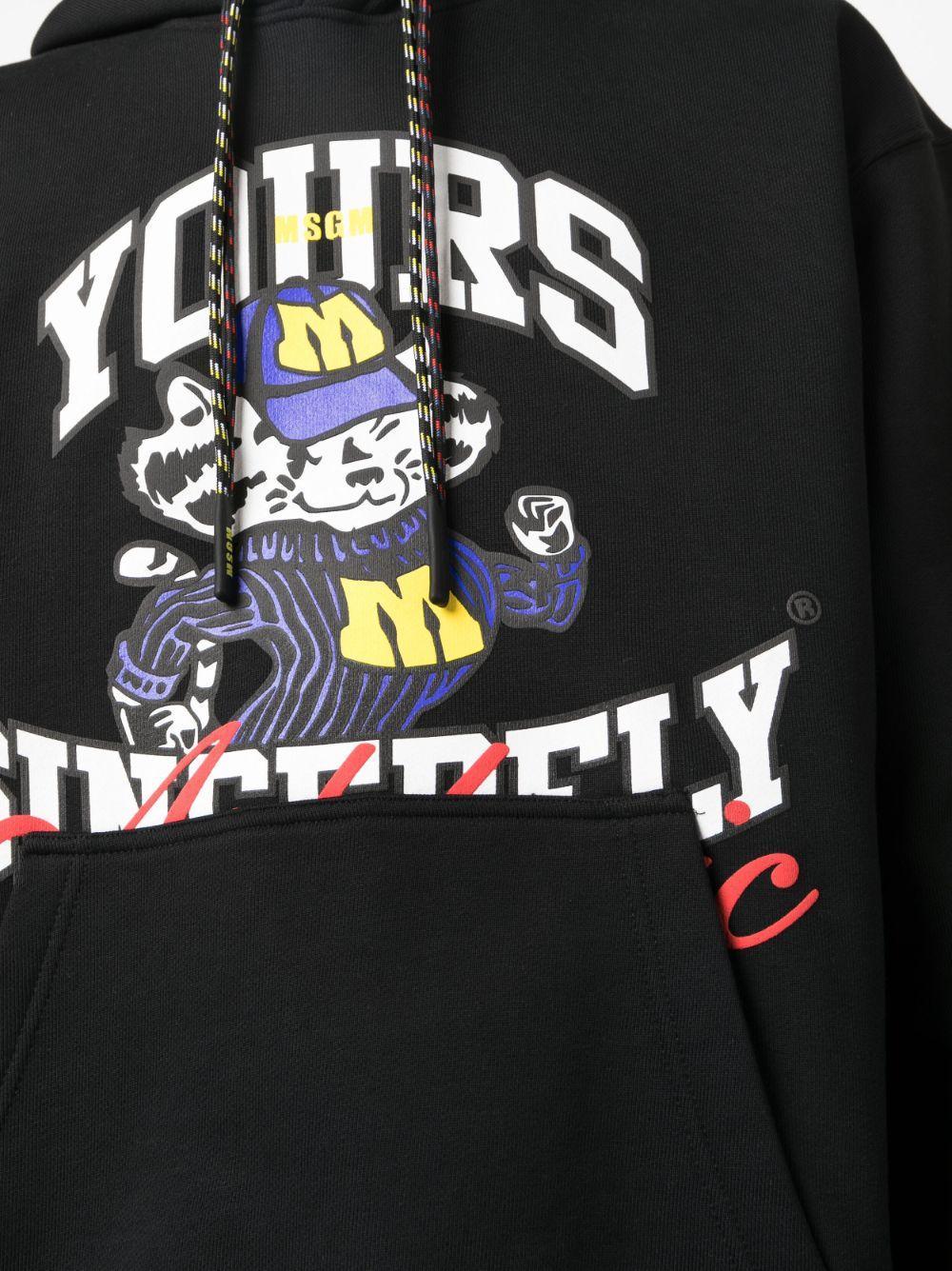 Felpa uomo con stampa grafica e cappuccio - Preludio Moda