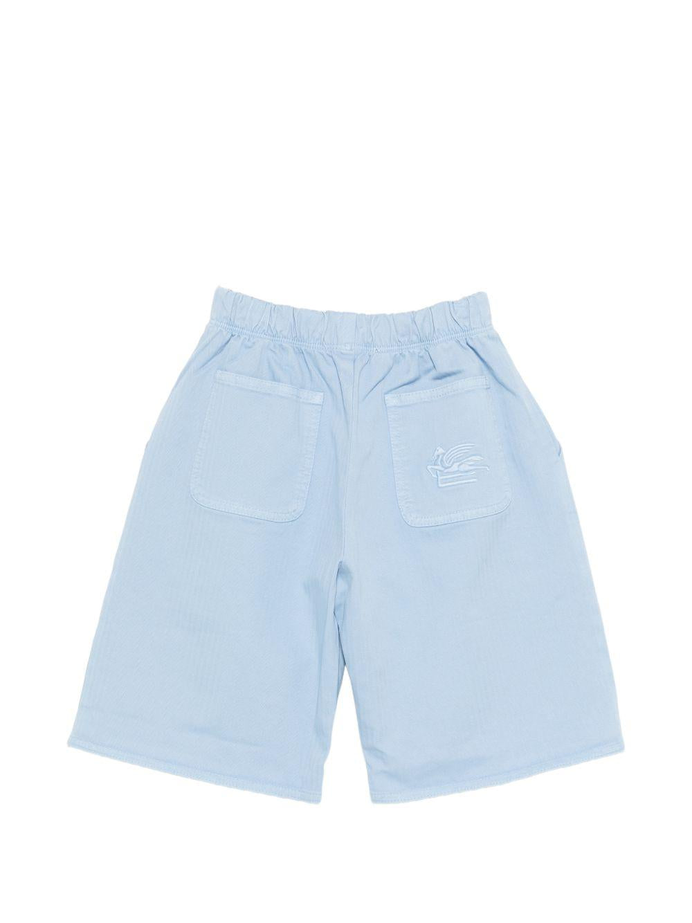 Bermuda in cotone con tasconi applicati GY6Q70G0064 607 ETRO KIDS