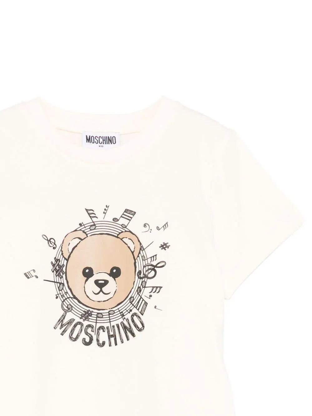 T-shirt Beige Maniche Corte con Stampa Teddy Bear - Preludio Moda