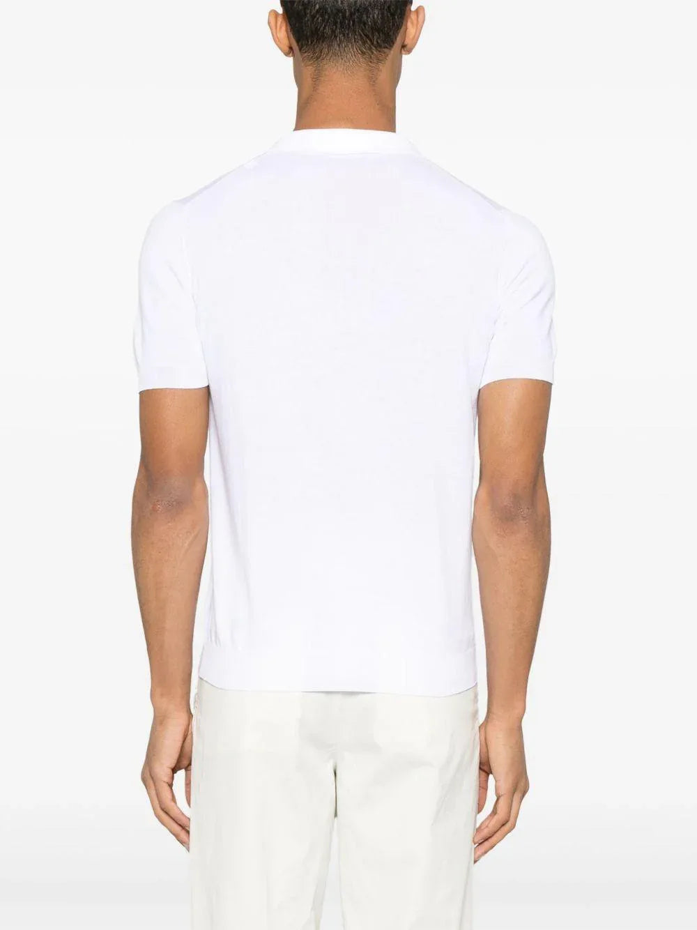 Polo Keith in maglia bianca - Preludio Moda