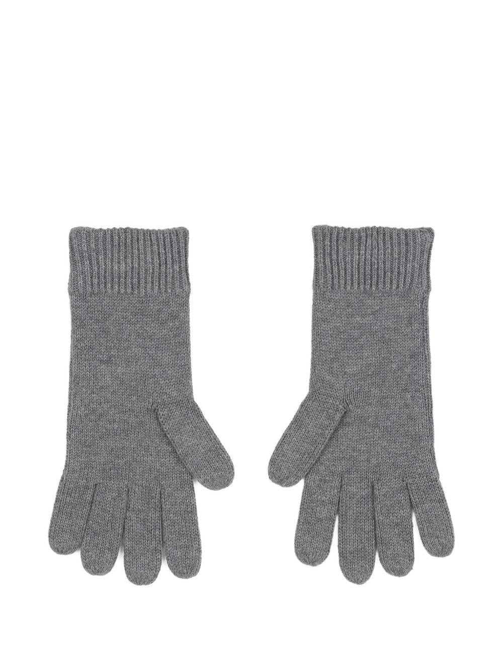 Guanti con Logo Ricamato e Polsini a Coste C20690 A46 CHLOE KIDS