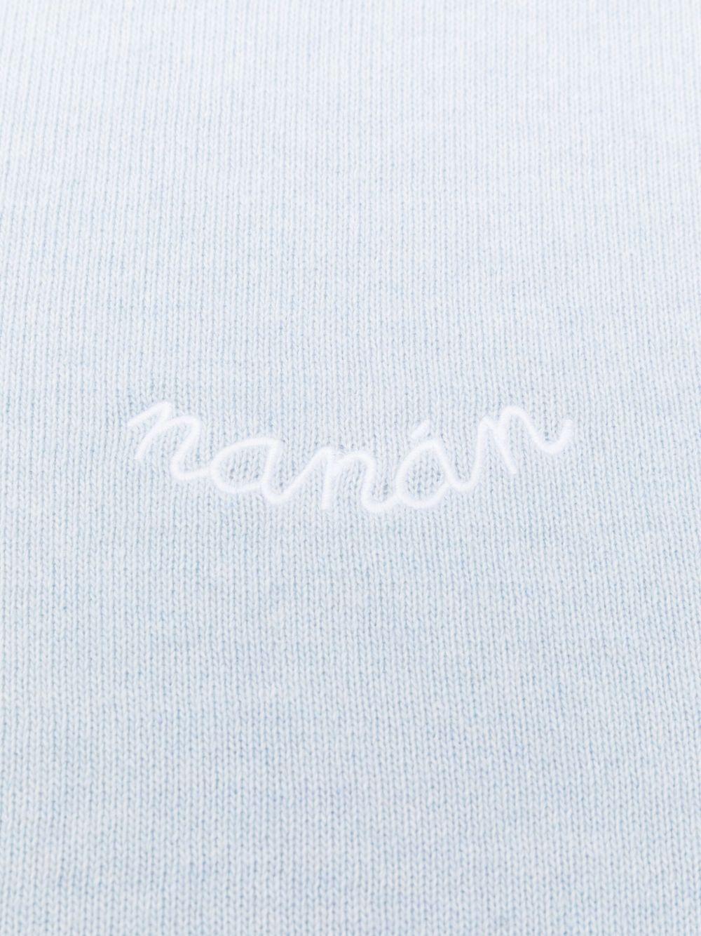 Coperta azzurra con ricamo I25012 AZZURRO NANAN KIDS