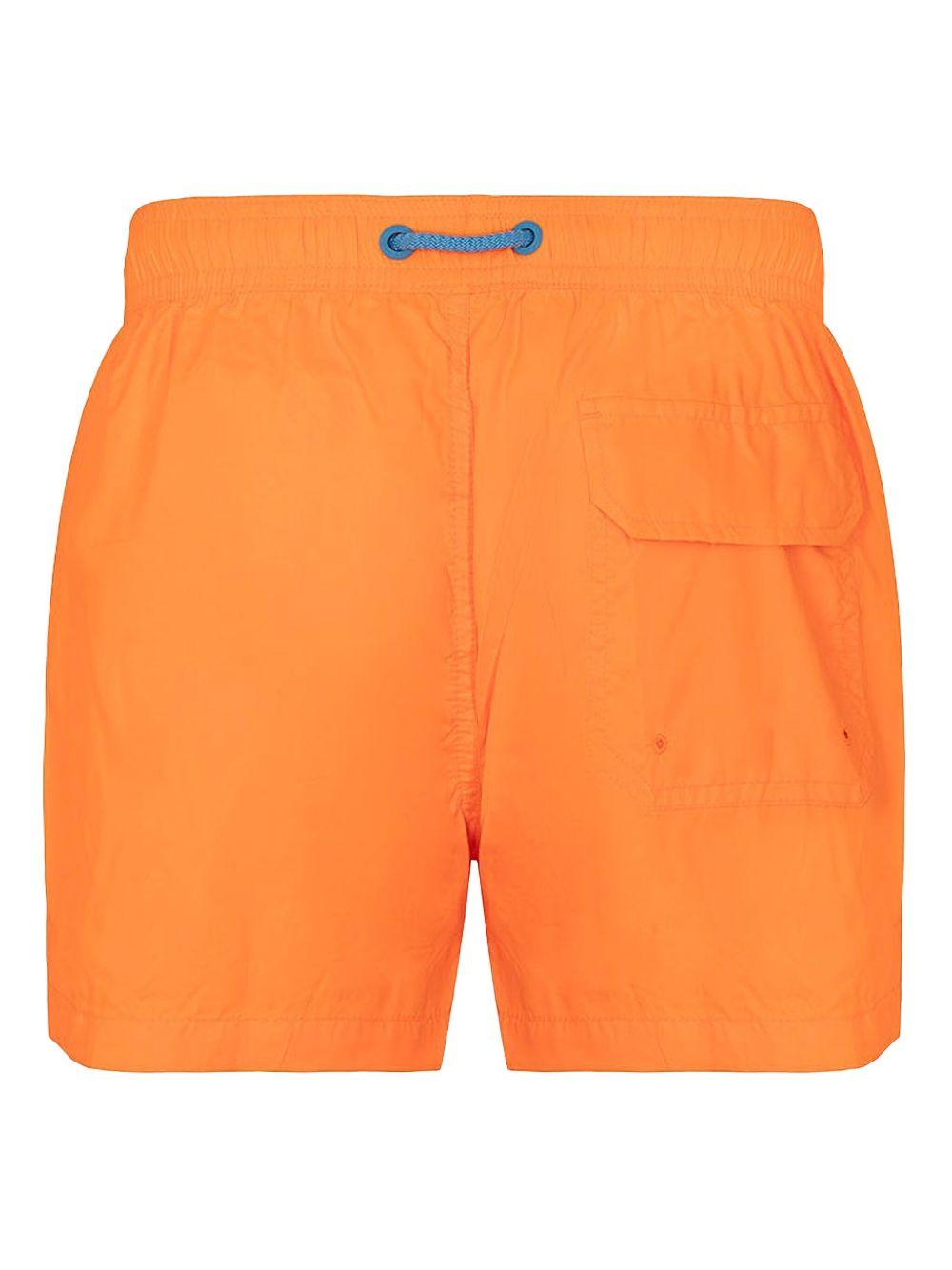 Costume arancione con logo gommato