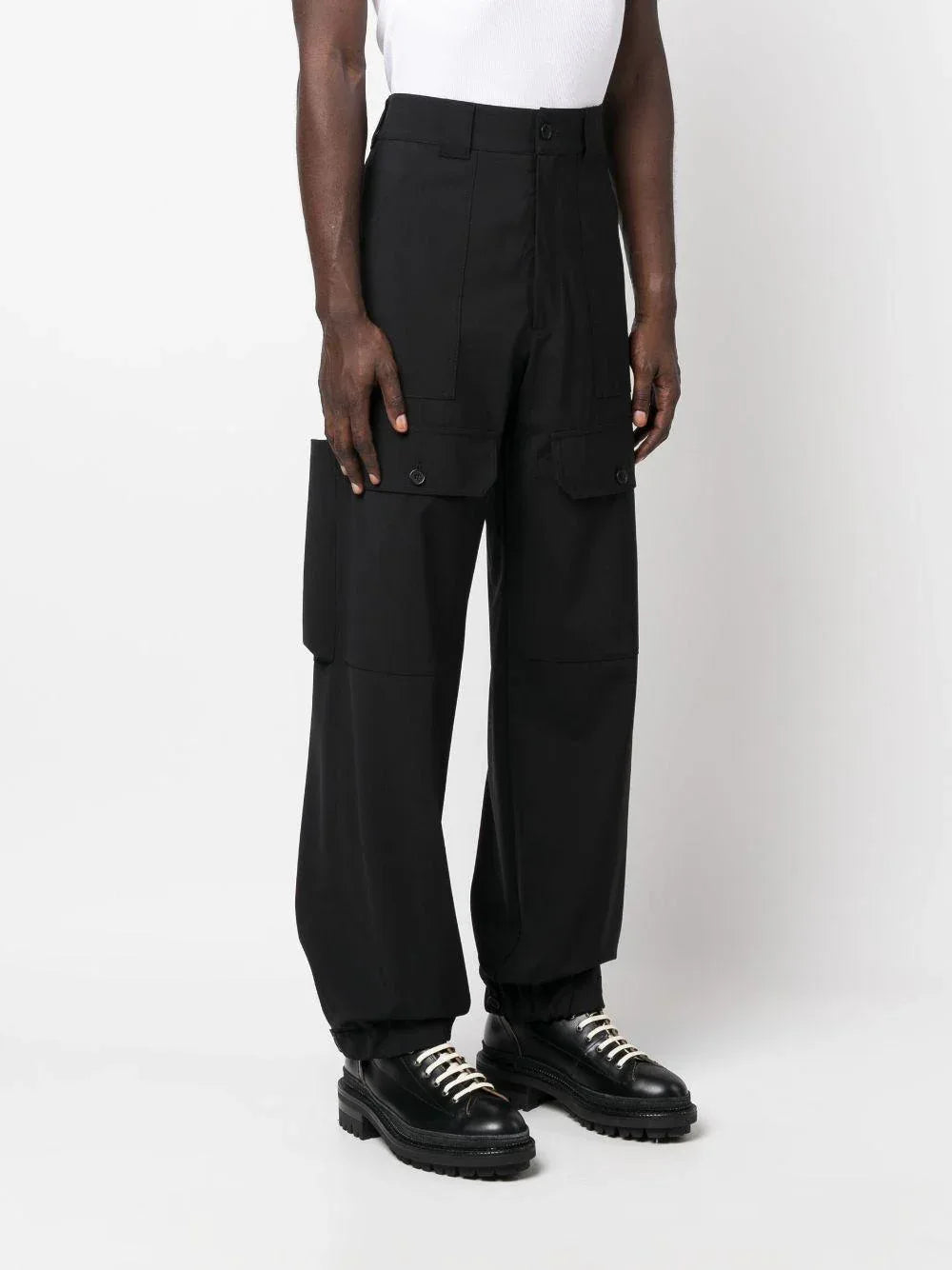 Pantalone uomo workwear in lana - Preludio Moda