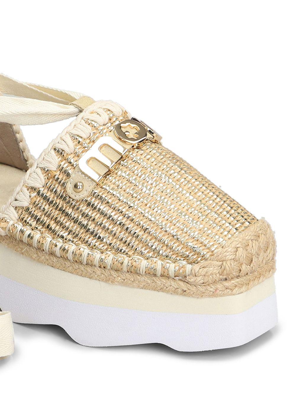 Espa sandal rafia rafia metal
