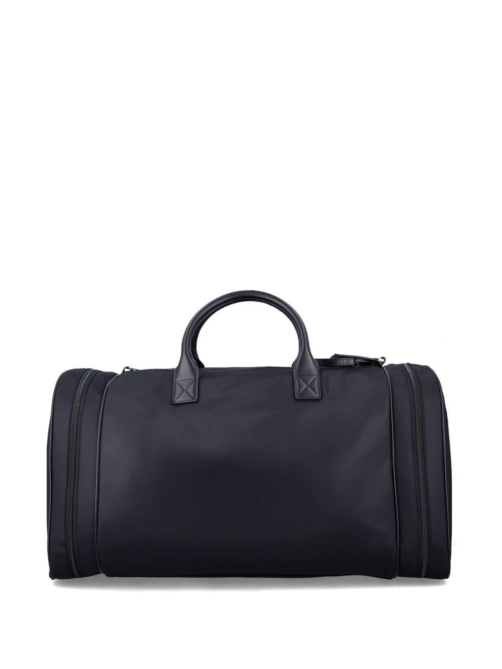 Borsone nero con zip e tasche laterali EM001794AF13454 UC001 EMPORIO ARMANI