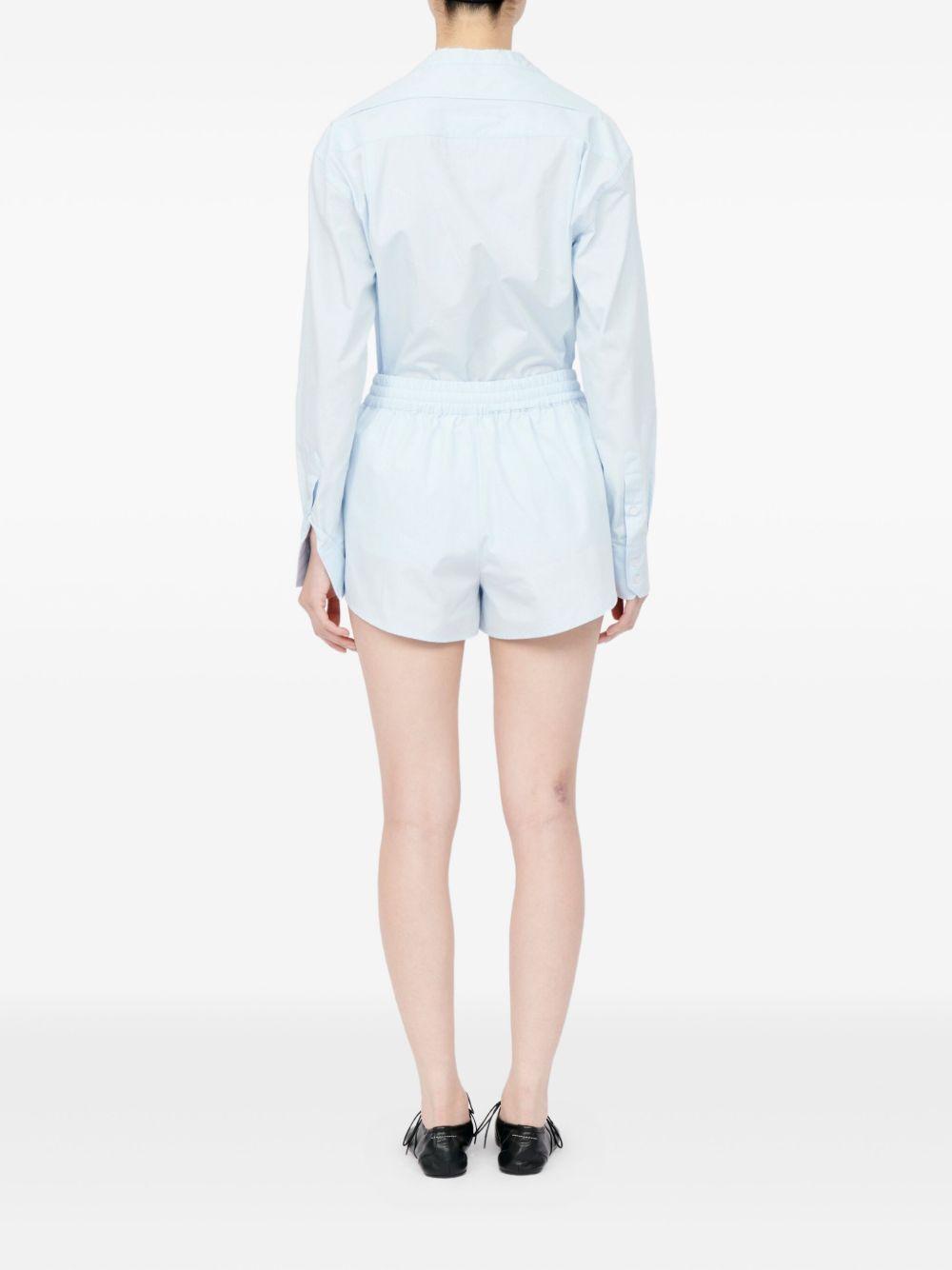 Shorts vita alta effetto ballon S52MU0135M35480 501 MM6 MAISON MARGIELA