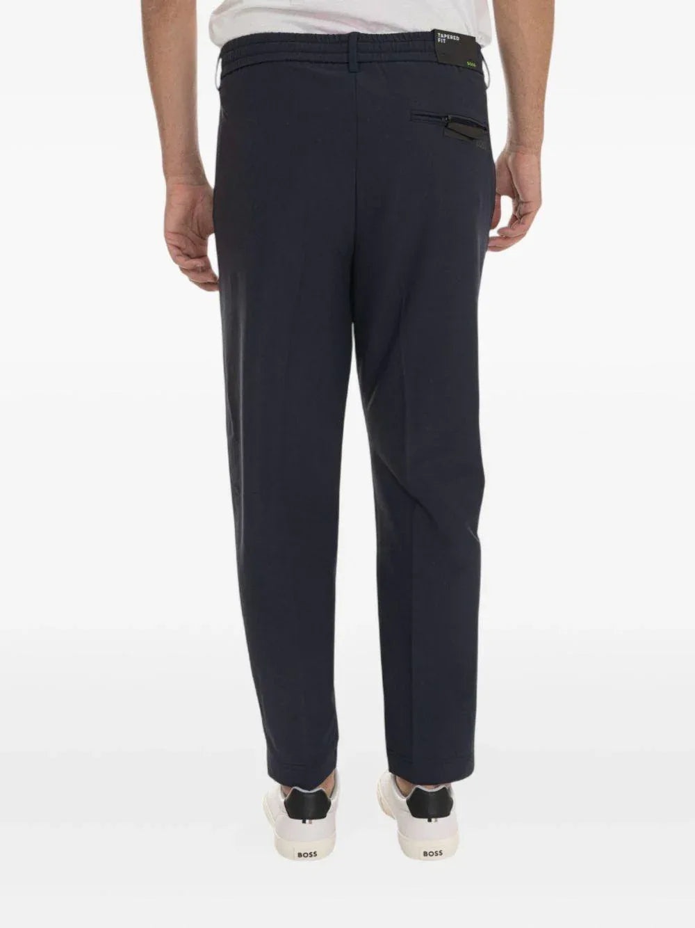 Pantaloni blu navy con coulisse - Preludio Moda