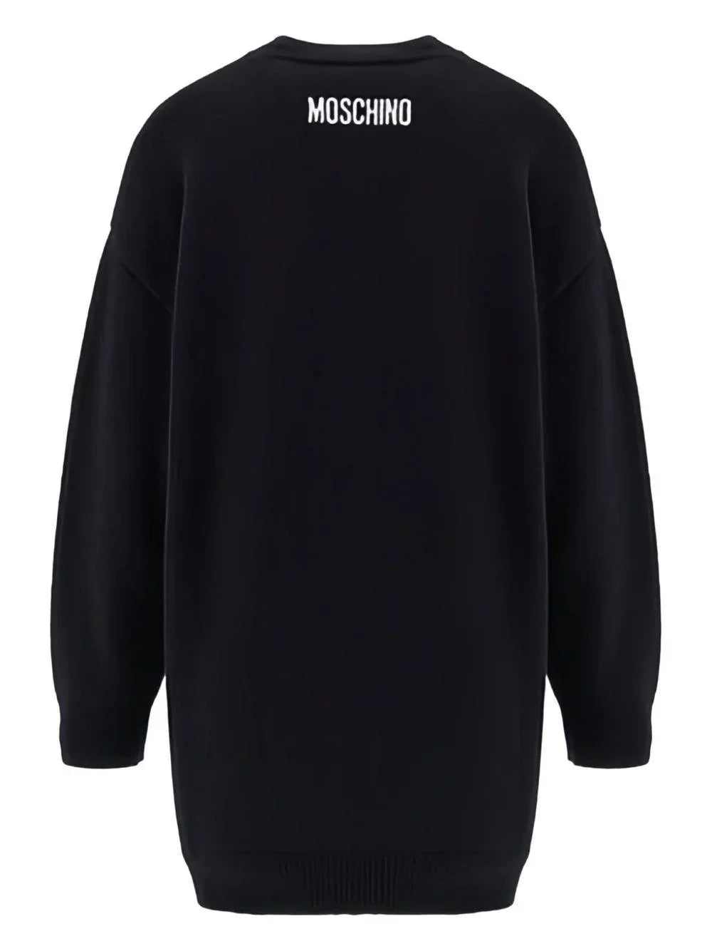 Abito nero con stampa smile - Preludio Moda