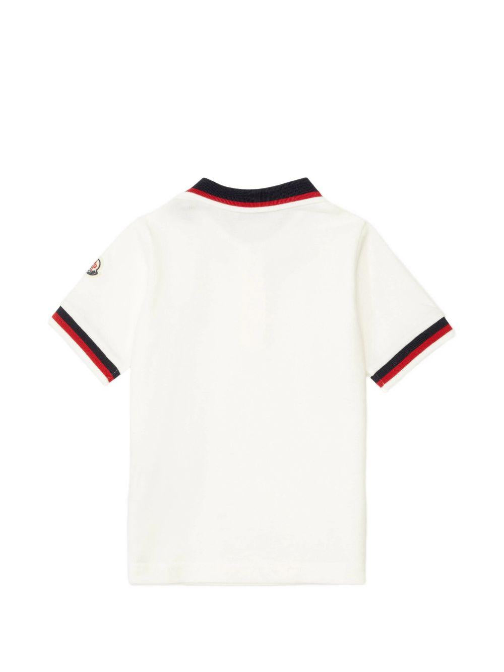 Polo a maniche corte in cotone L19548A000038496W 034 MONCLER KIDS
