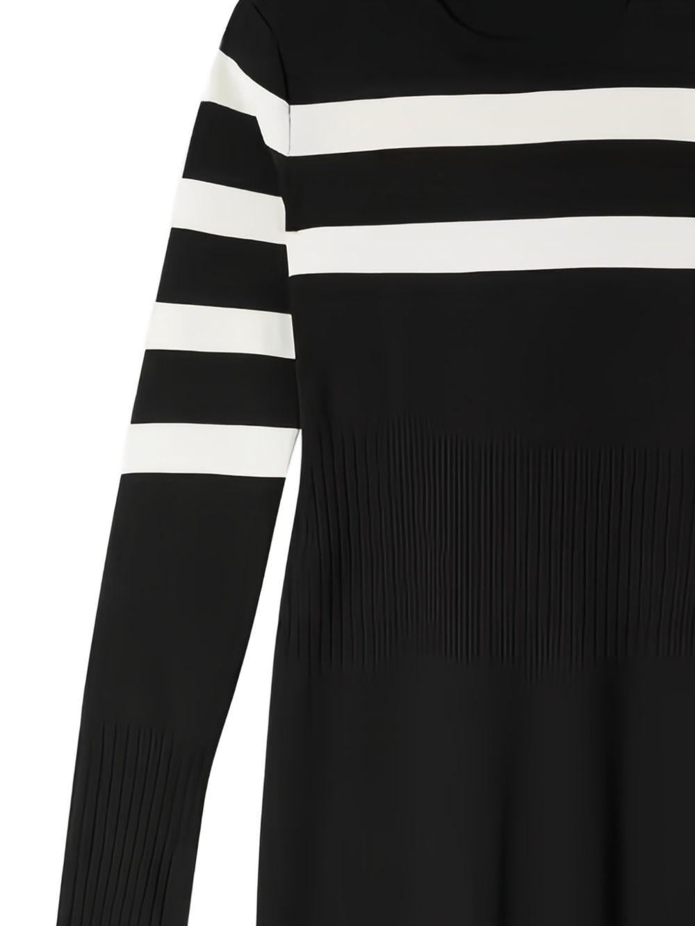Abito in maglia a righe aderente 8A1666K323 J4S8 PATRIZIA PEPE