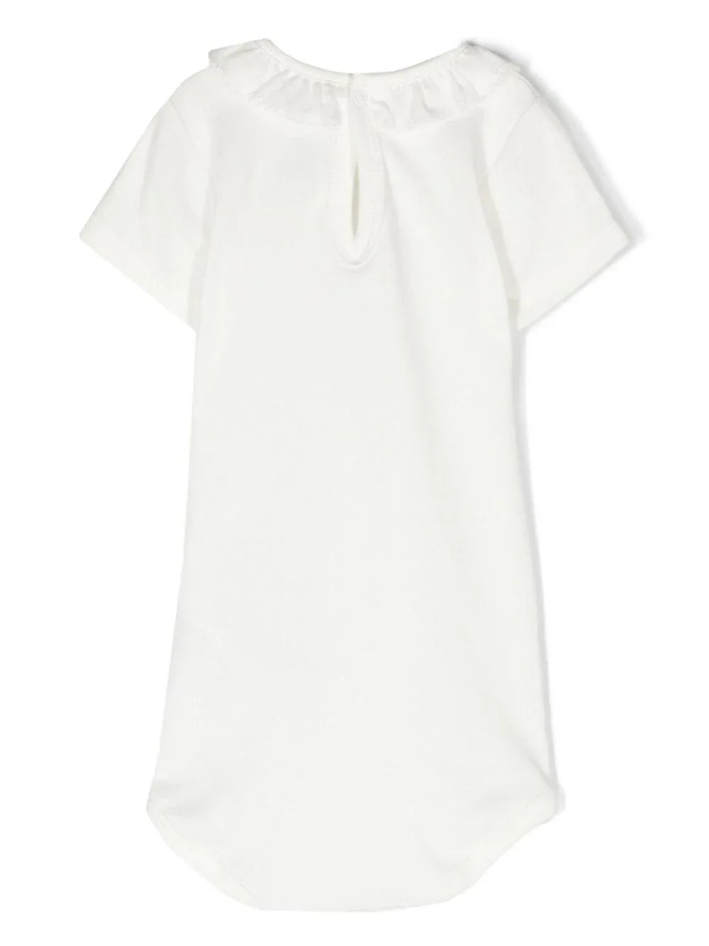 Body bianco colletto ruches - Preludio Moda