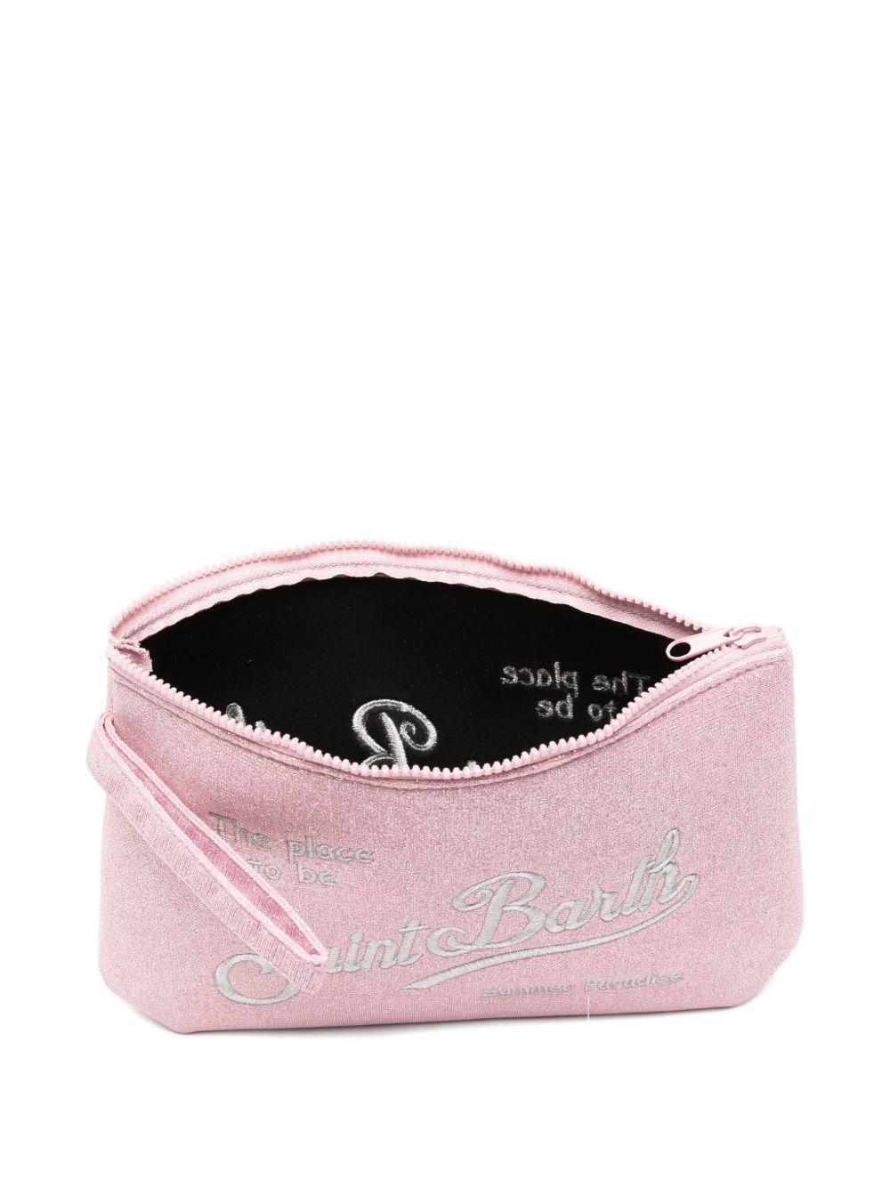 Pochette con zip e finish glitter ALI0018 03000L MC2 SAINT BARTH