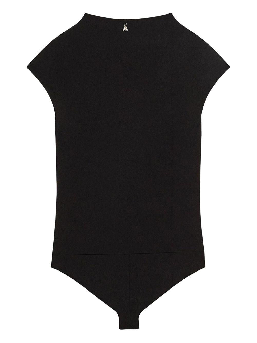 Body nero con occhielli in metallo 8M1643J202 K103 PATRIZIA PEPE