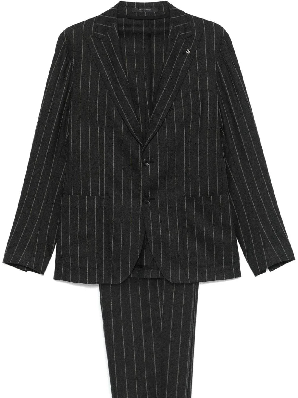 Abito Derrik nero gessato - Preludio Moda