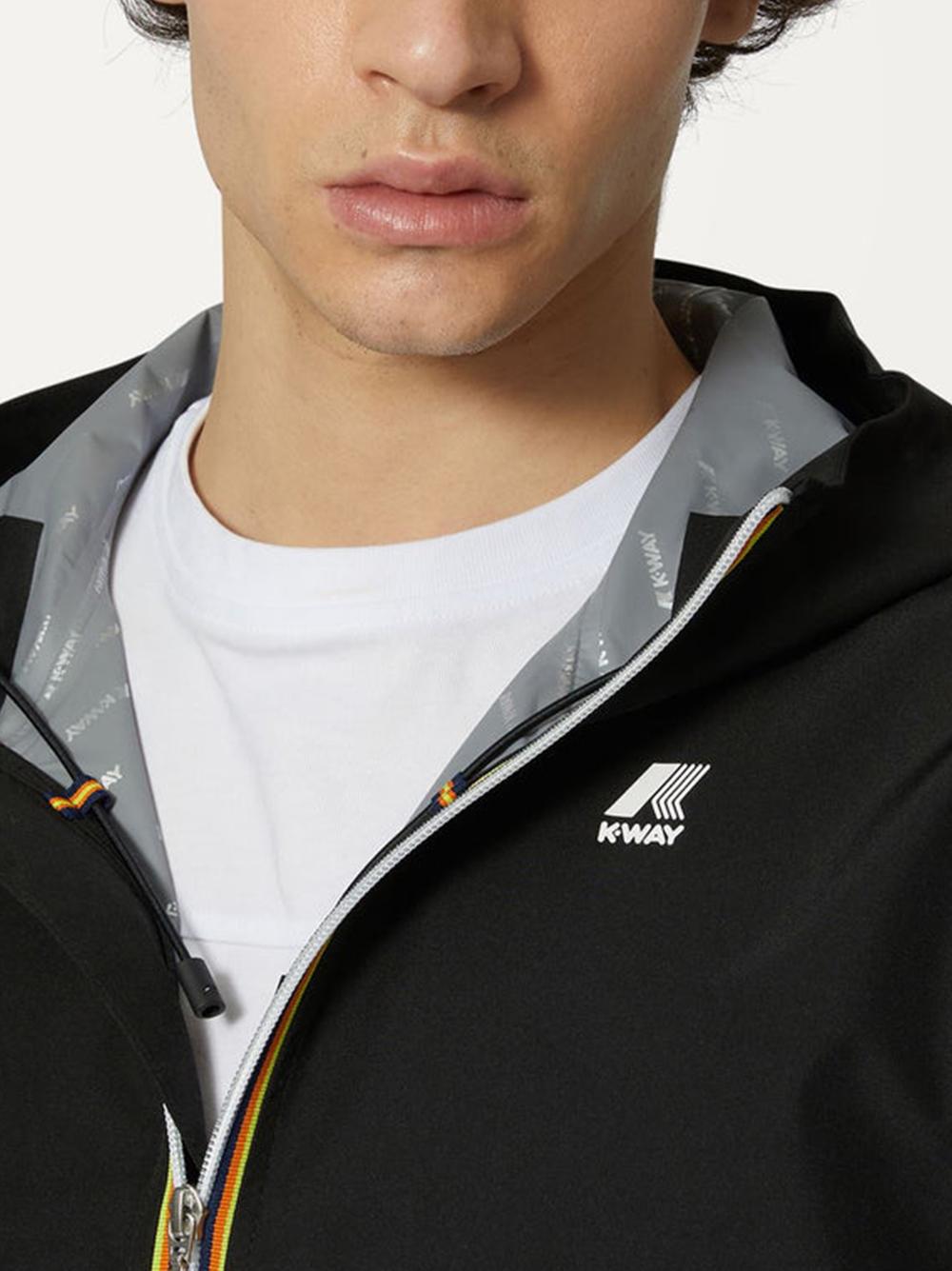 Giubbino jack stretch dot nero