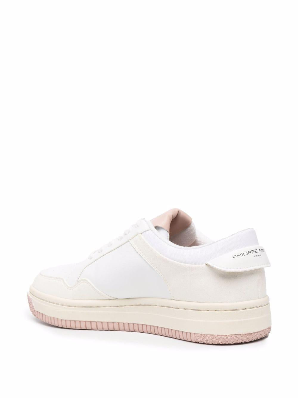 Sneakers Lyon bianche/rosa