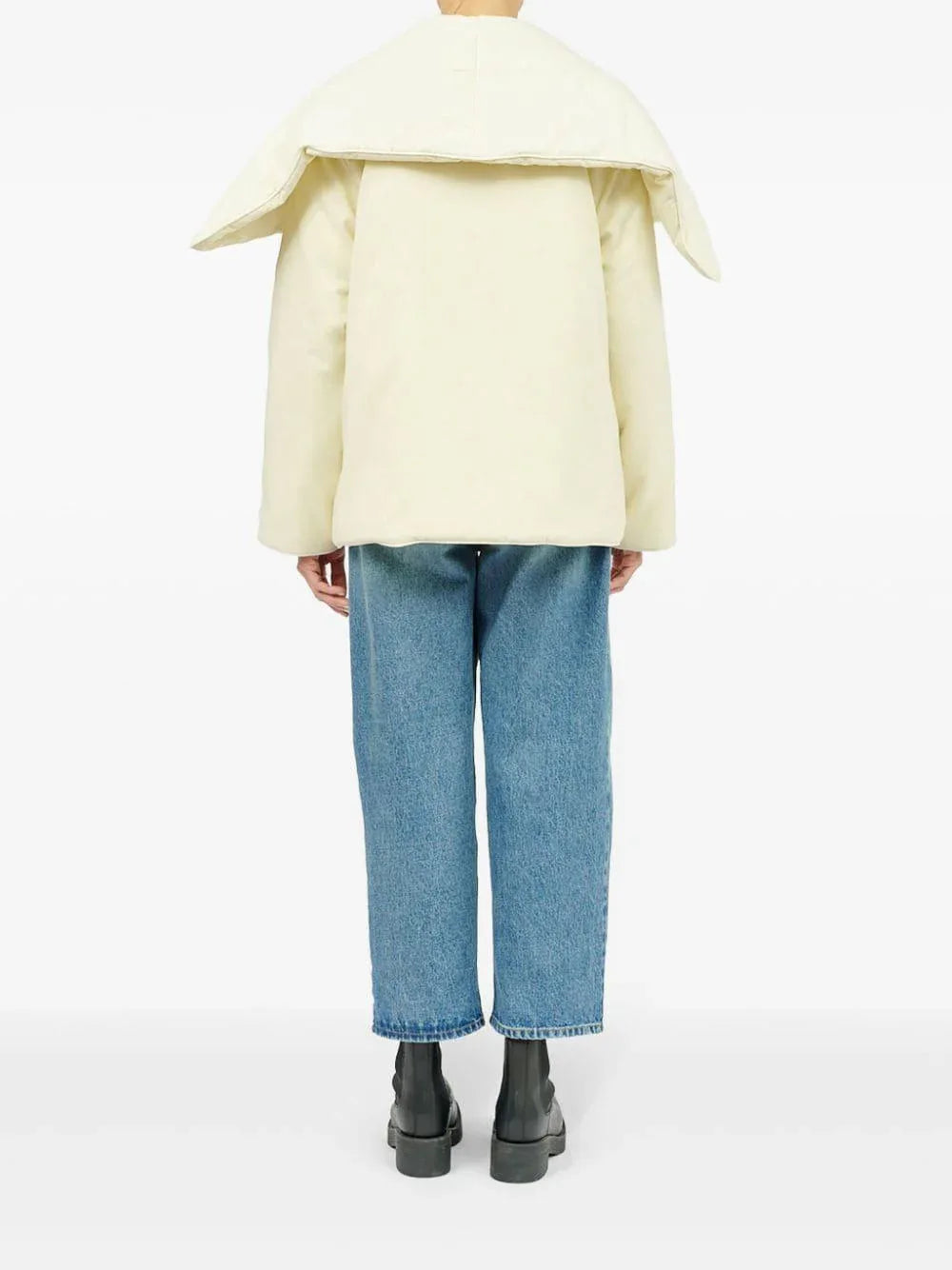 Piumino crema reverse oversize - Preludio Moda