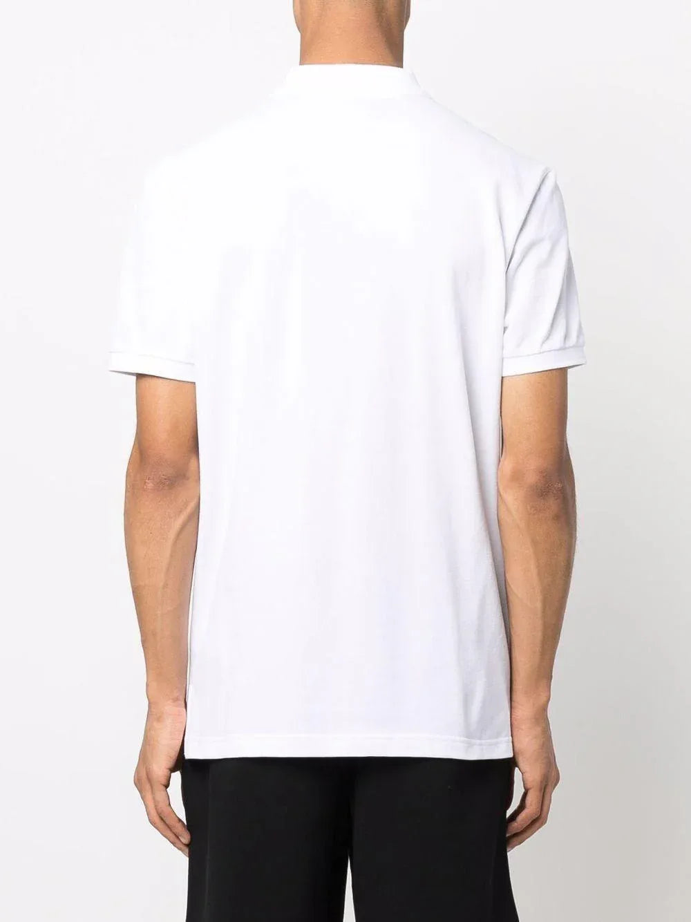 Polo bianca logo oro petto - Preludio Moda