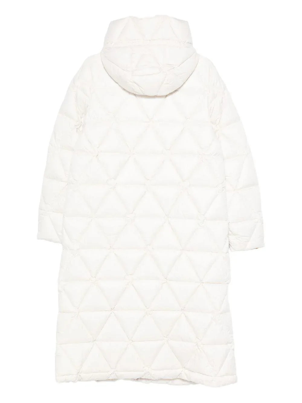 Cappotto Imbottito con Cappuccio e Zip Nascosta - Preludio Moda