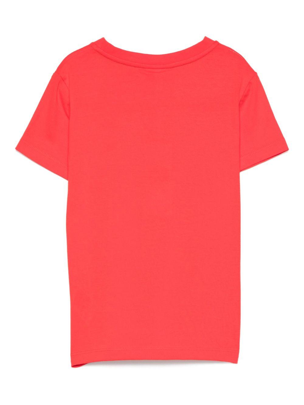 T-shirt rossa mini logo ricamo TJ1122 ZBG LACOSTE KIDS