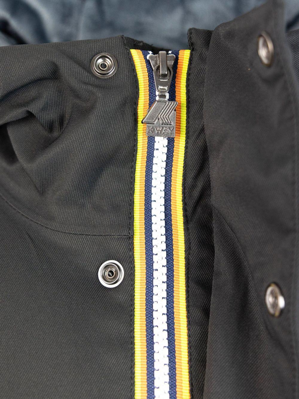 Giacca nera con zip e cappuccio K8133FW AL8 K-WAY