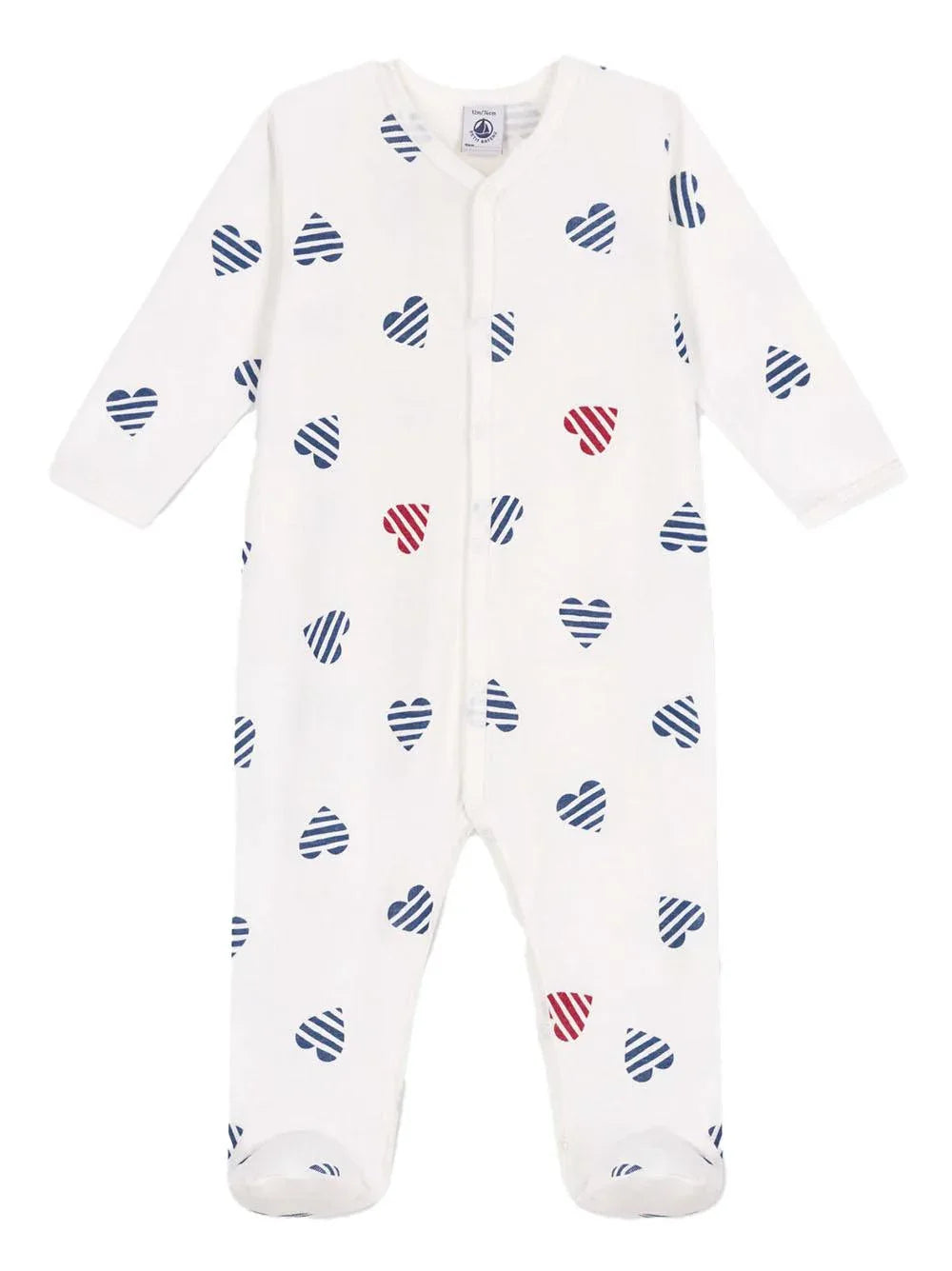 Tutina con fantasia con cuori all-over - Preludio Moda