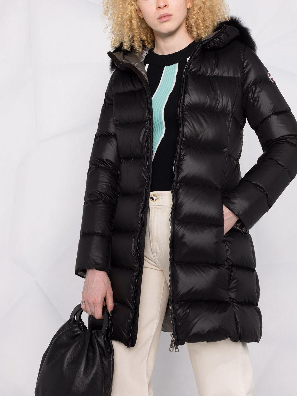 Piumino lungo Donna Nero 2221F5WG 99 COLMAR