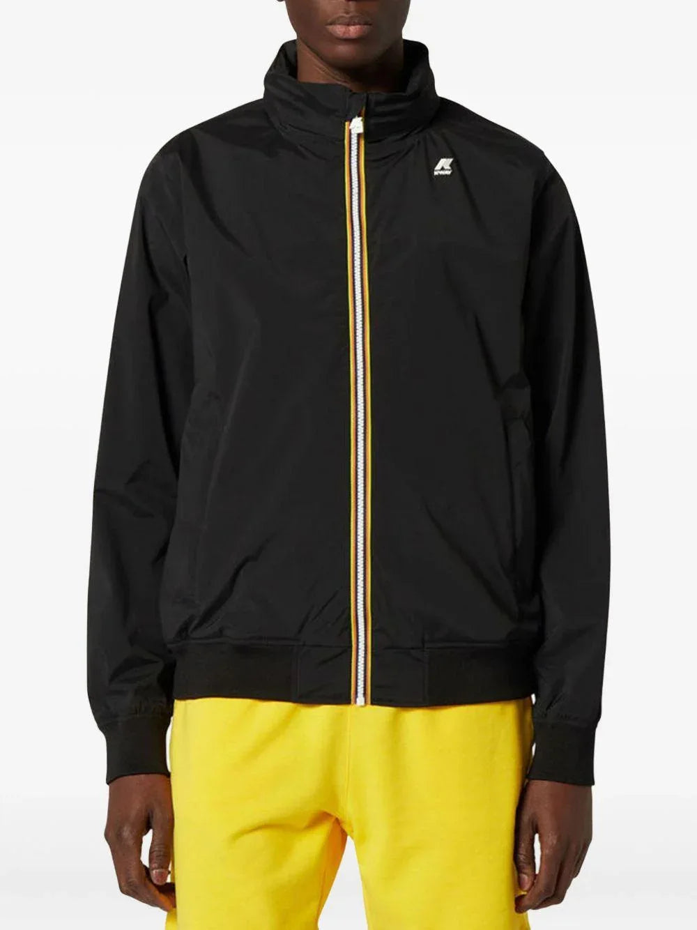 Giubbino Amury stretch nylon jearsy nero - Preludio Moda