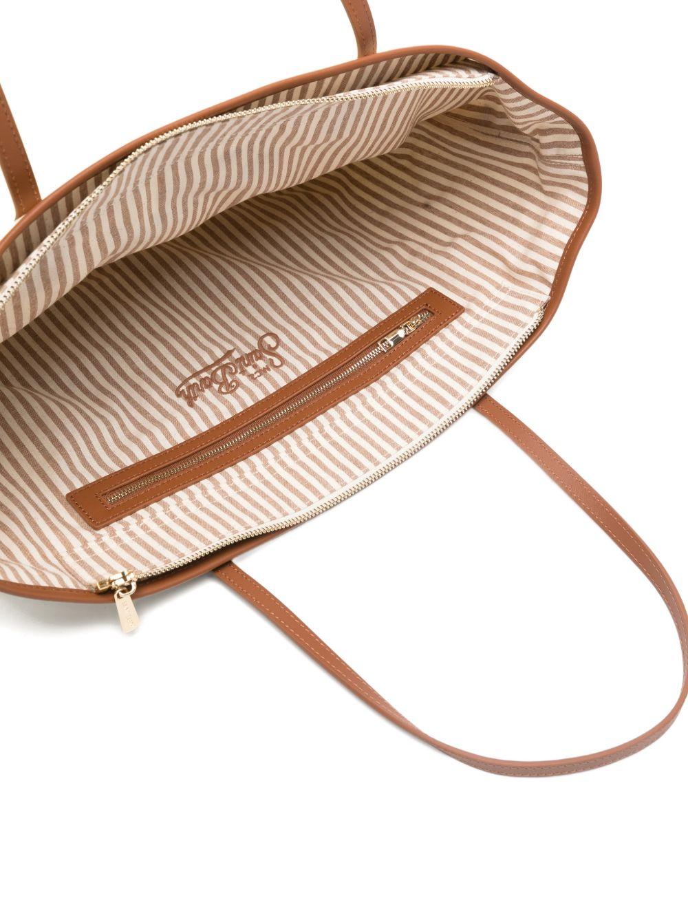 Borsa shopper con logo ricamato CB0002 01818L MC2 SAINT BARTH