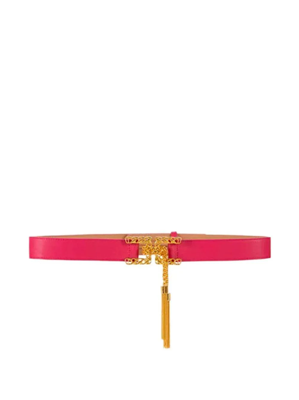 Cintura fucsia fibbia logata con ciondolo - Preludio Moda