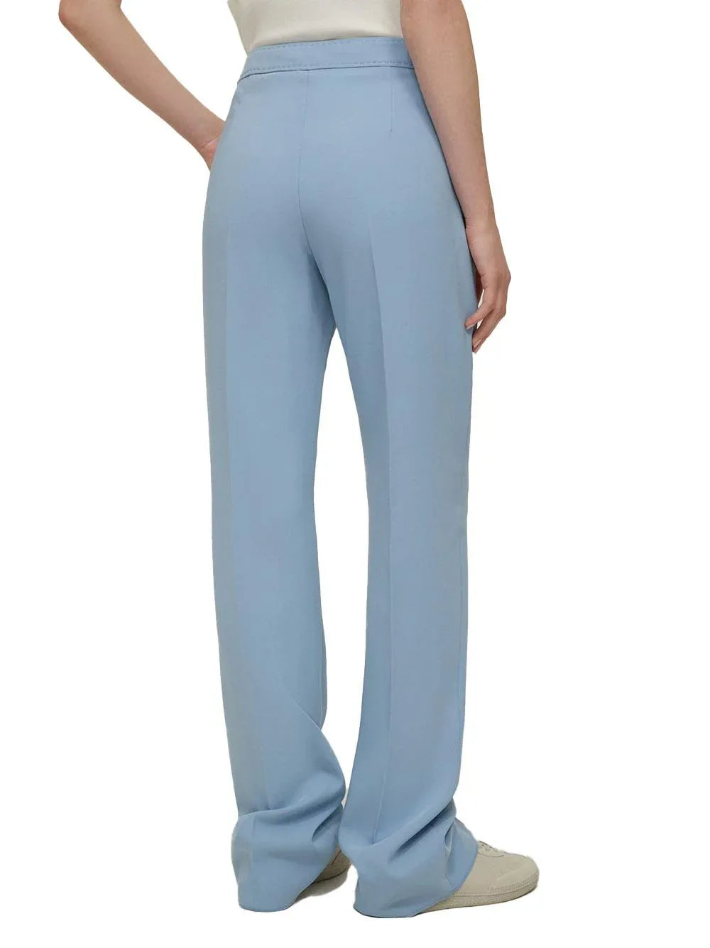 Pantalone Elenia flat azzurro - Preludio Moda