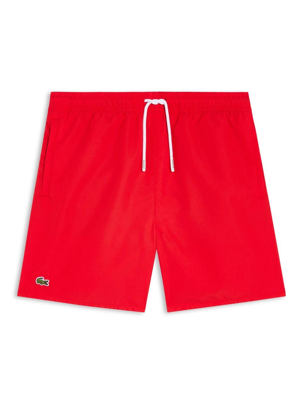 Costume rosso tinta unita MJ4756 6GC LACOSTE KIDS