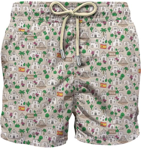 Boxer mare in poliestere riciclato con stampa LIG0003 08236L MC2 SAINT BARTH