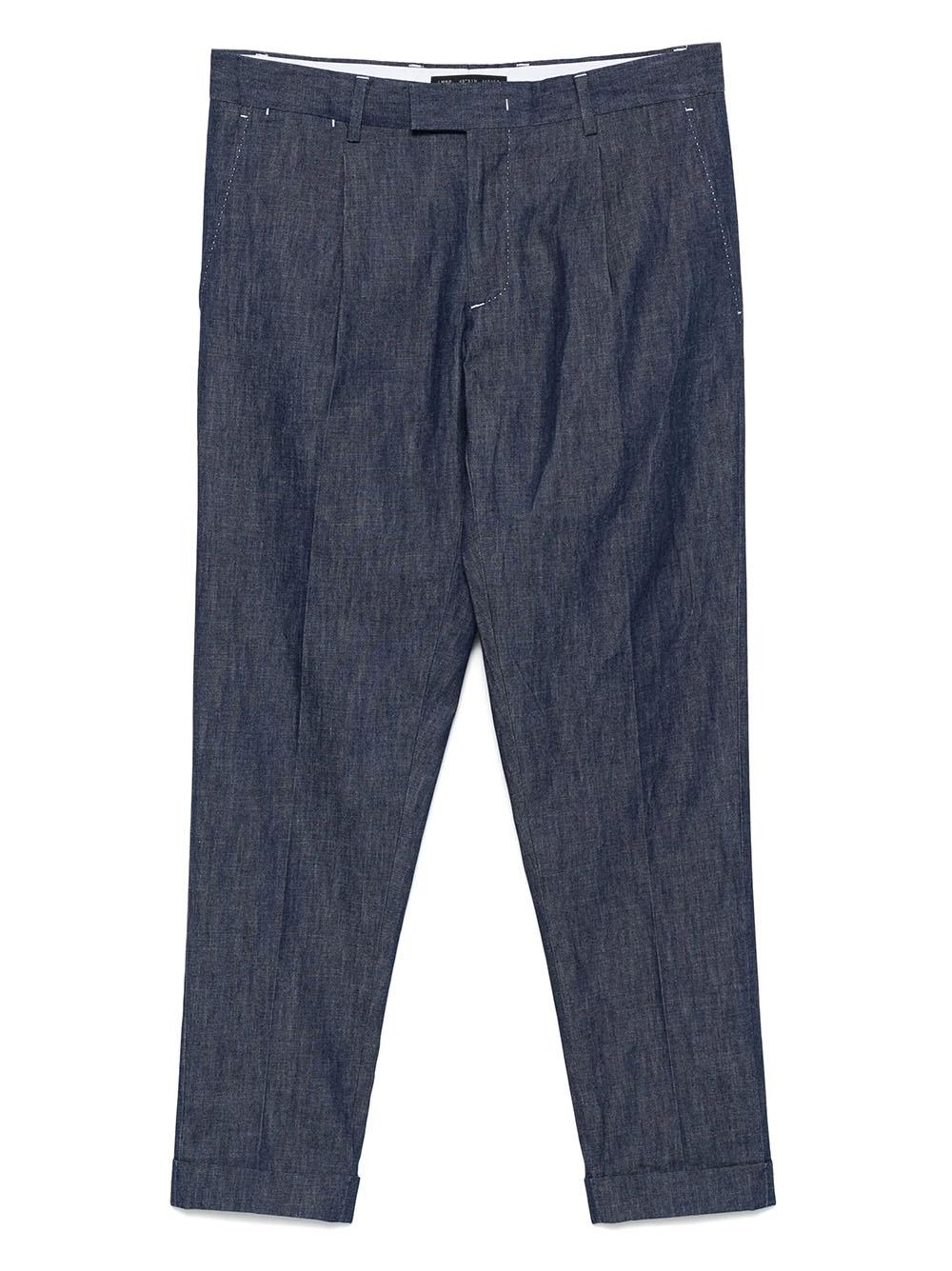 Pantalone Oyster effetto denim L1PSS256878 E078 LOW BRAND