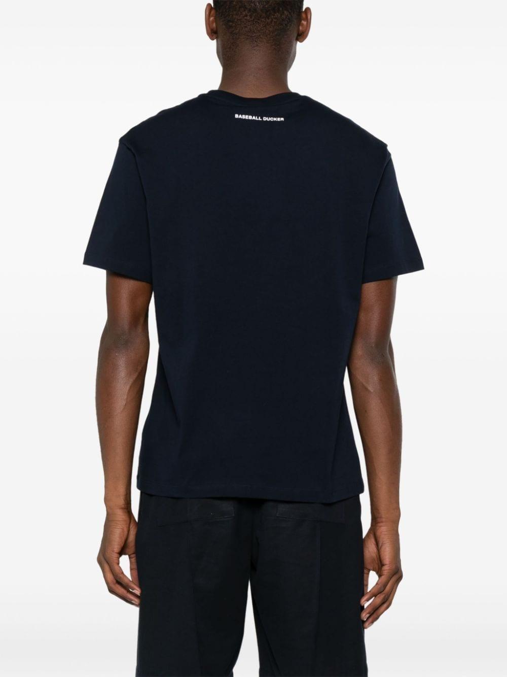 T-shirt Caius blu notte