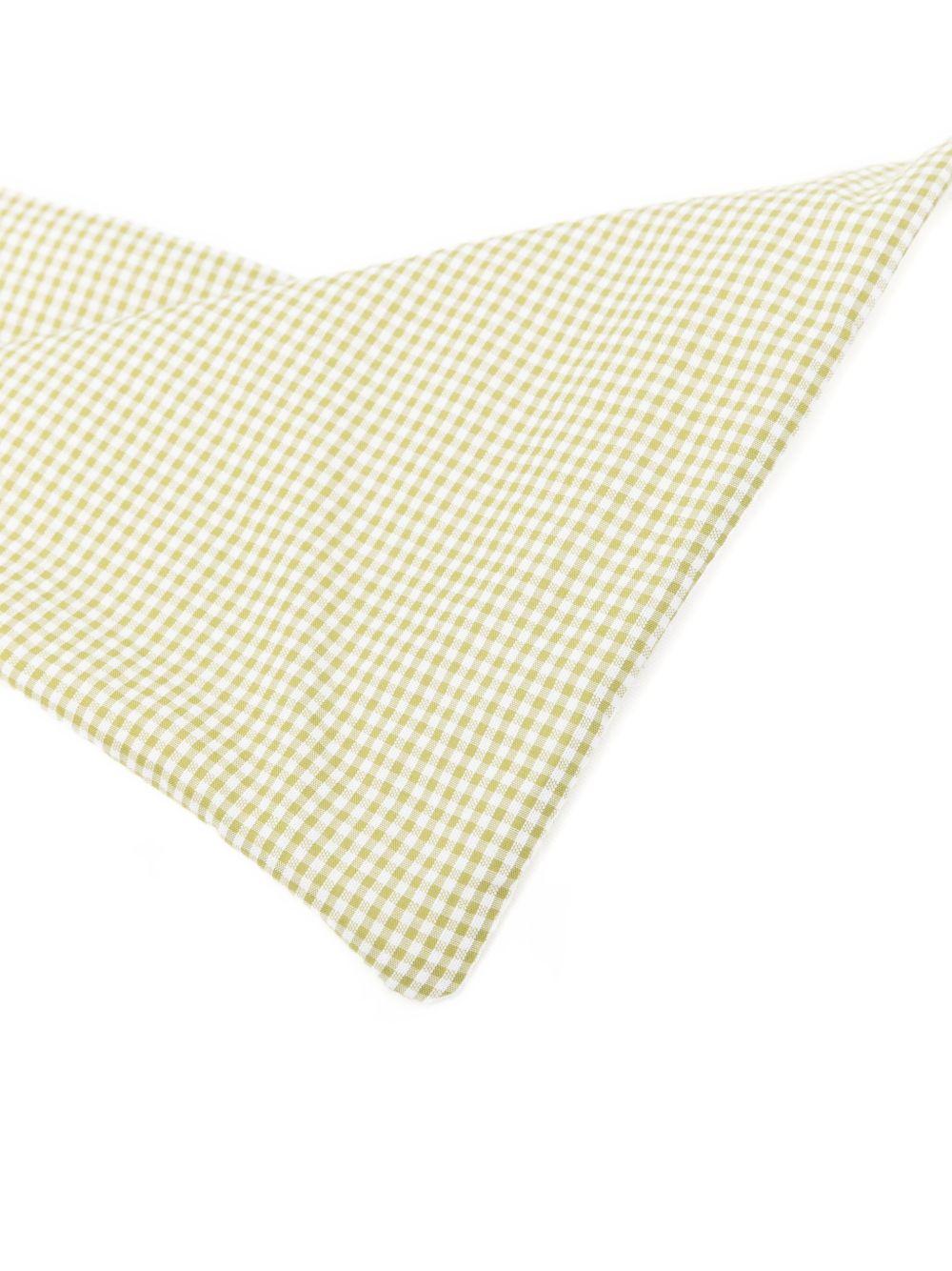 Copertina in cotone a quadretti vichy E26163 VERDE NANAN KIDS