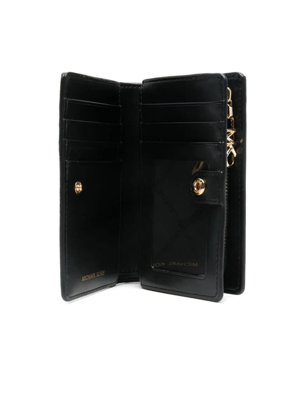 Portafoglio Medio in Pelle Nera - Preludio Moda