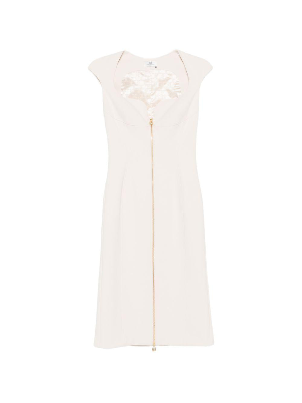 Abito midi aderente con zip integrale AB90061E2 193 ELISABETTA FRANCHI